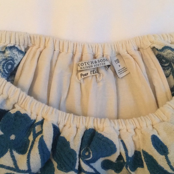 Blue & Cream Sundress made by Scotch&Soda; Size P - Picture 5 of 6